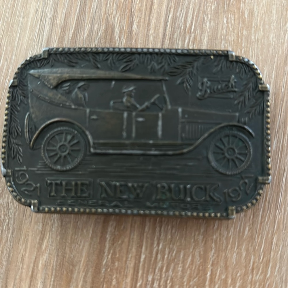 Vintage General Motors Belt Buckle